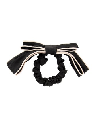 Chanel 2023 Silk Bow Scrunchie