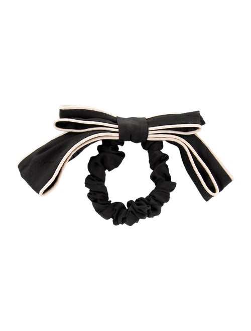 Chanel 2023 Silk Bow Scrunchie
