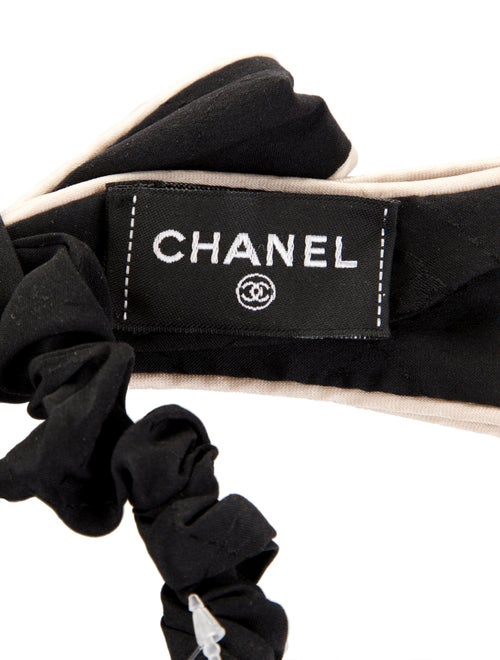 Chanel 2023 Silk Bow Scrunchie