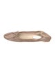 Chanel Interlocking CC Logo Suede Ballet Flats