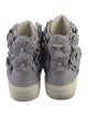 Chanel Interlocking CC Logo Satin Sneakers