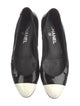 Chanel Interlocking CC Logo Patent Leather Flats