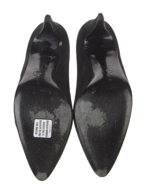 Chanel Interlocking CC Logo Suede Pumps