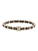 Chanel Leather CC Turnlock Bangle