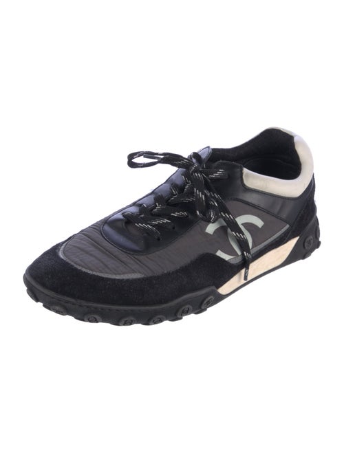 Chanel Interlocking CC Logo Nylon Athletic Sneakers