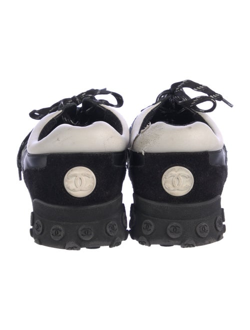 Chanel Interlocking CC Logo Nylon Athletic Sneakers