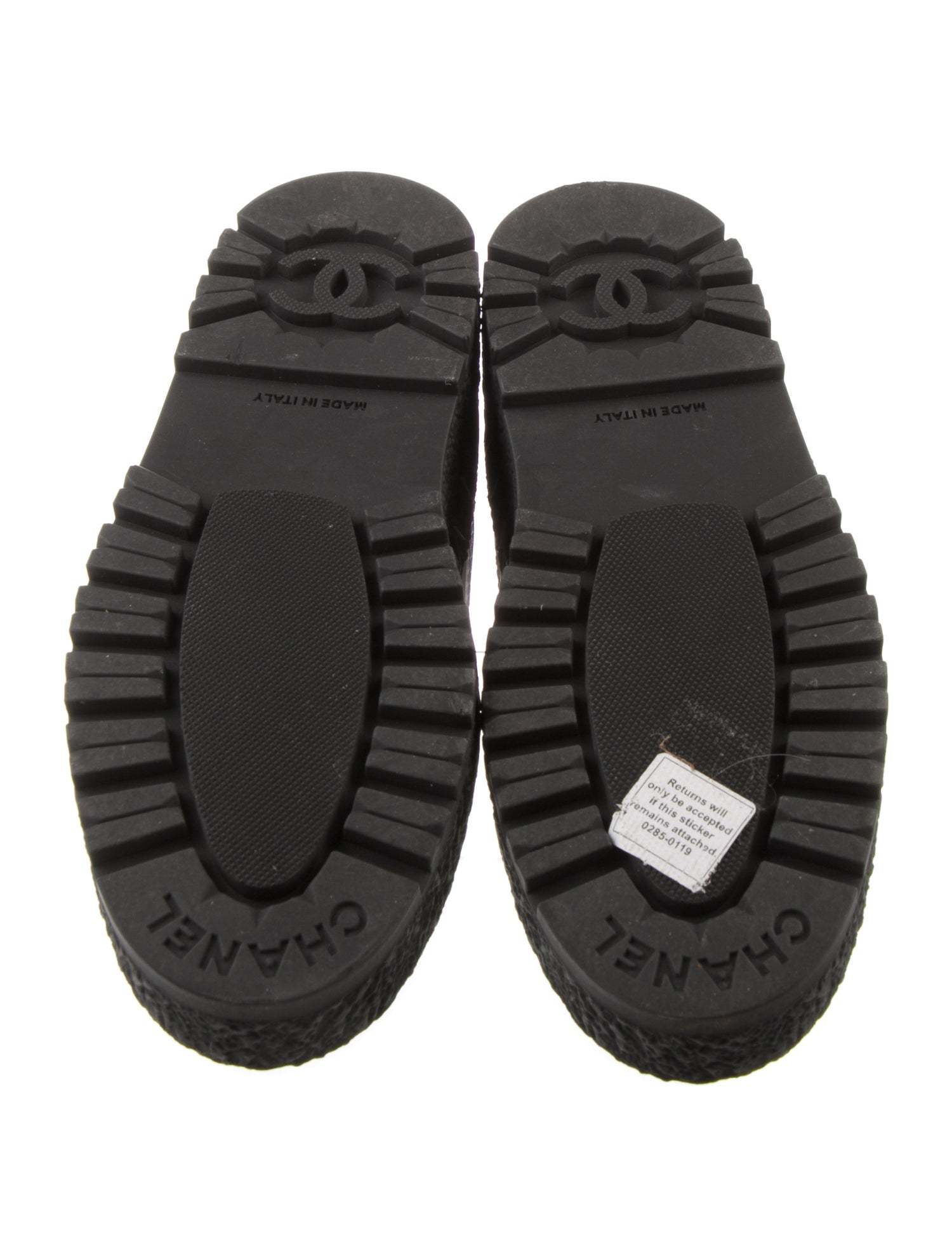 Chanel 2021 Interlocking CC Logo Chelsea Boots