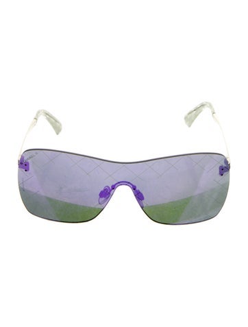 Chanel Sunglasses Interlocking CC Logo Oversize