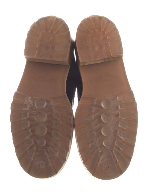 Chanel 2015 Interlocking CC Logo Combat Boots