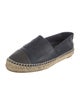 Chanel Interlocking CC Logo Leather Espadrilles