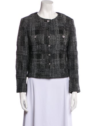 Chanel 2022 Tweed Pattern Evening Jacket