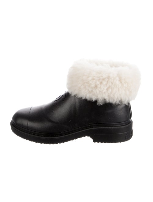 Chanel 2025 Interlocking CC Logo Rain Boots