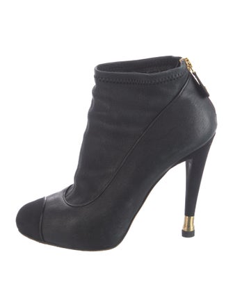 Chanel 2012 Interlocking CC Logo Boots