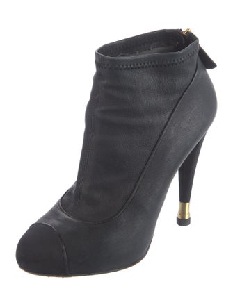 Chanel 2012 Interlocking CC Logo Boots