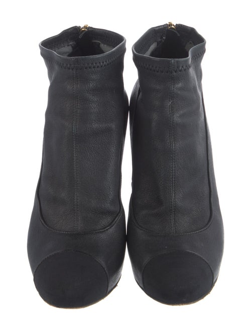 Chanel 2012 Interlocking CC Logo Boots