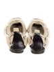 Chanel Interlocking CC Logo Leather Ballet Flats