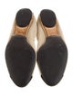 Chanel Interlocking CC Logo Leather Ballet Flats