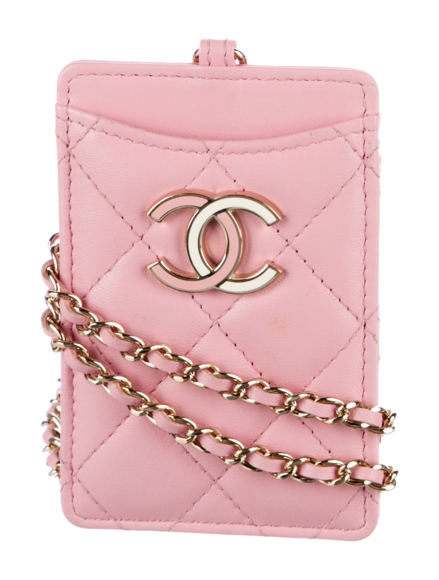 Chanel 2022 ID Card Holder Compact Wallet