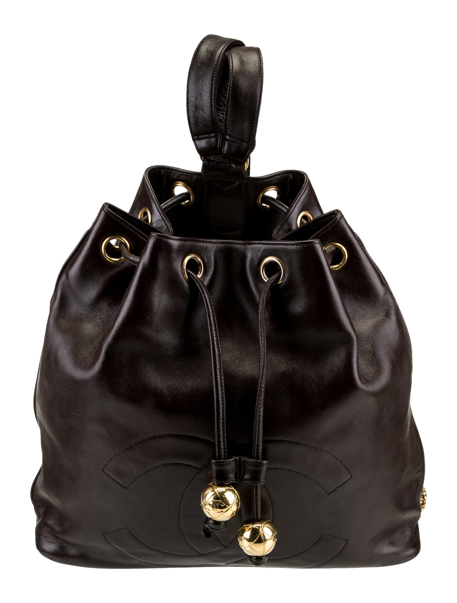 Chanel CC Drawstring Backpack