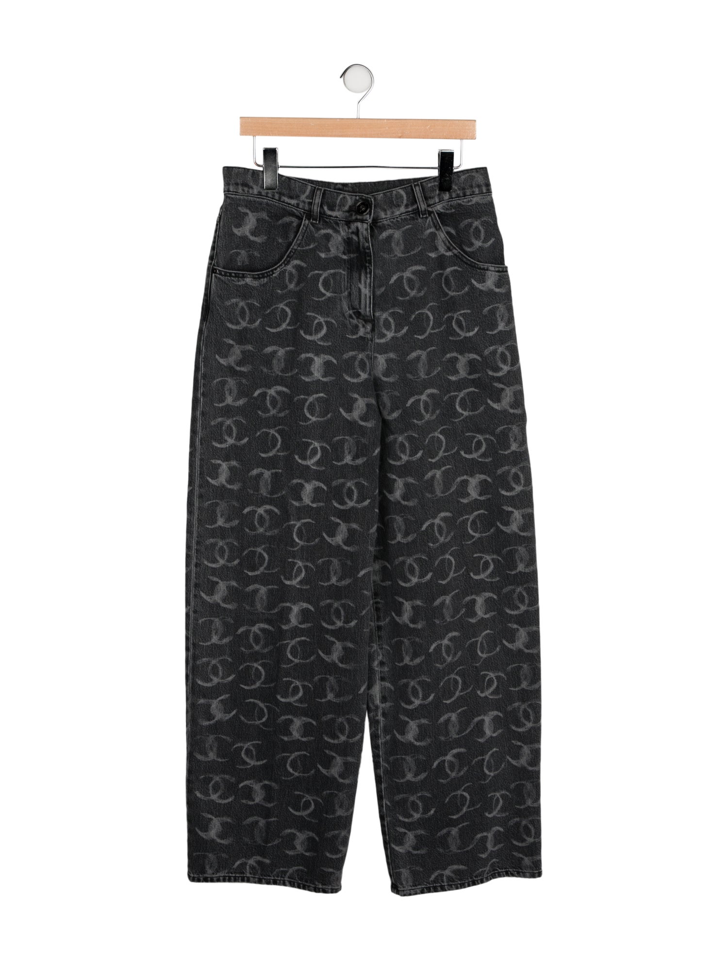 Chanel 2023 Wide Leg Jeans