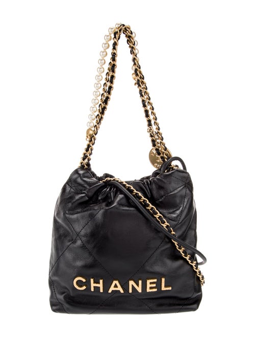 Chanel Mini 22 Pearl Hobo
