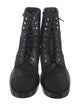 Chanel 2022 Interlocking CC Logo Combat Boots