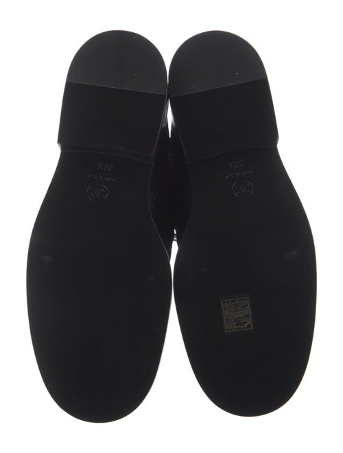 Chanel 2022 Interlocking CC Logo Combat Boots