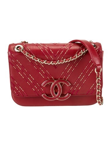 Chanel Shoulder Bags Subtle Chevron Bag