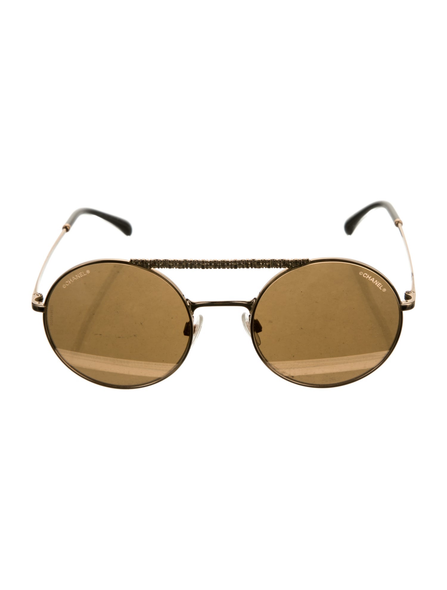 Chanel Round Tinted Sunglasses