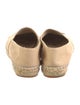 Chanel Interlocking CC Logo Lambskin Espadrilles