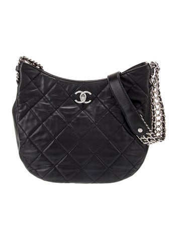CHANEL Crossbody Bags Chain Rows Hobo