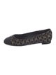 Chanel Interlocking CC Logo Tweed Ballet Flats