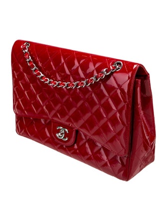 Chanel Classic Patent Maxi Single Flap Bag