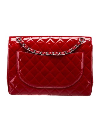 Chanel Classic Patent Maxi Single Flap Bag