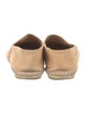 Chanel Interlocking CC Logo Leather Espadrilles