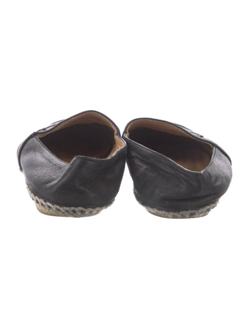 Chanel Interlocking CC Logo Lambskin Espadrilles