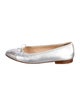 Chanel Interlocking CC Logo Lambskin Ballet Flats