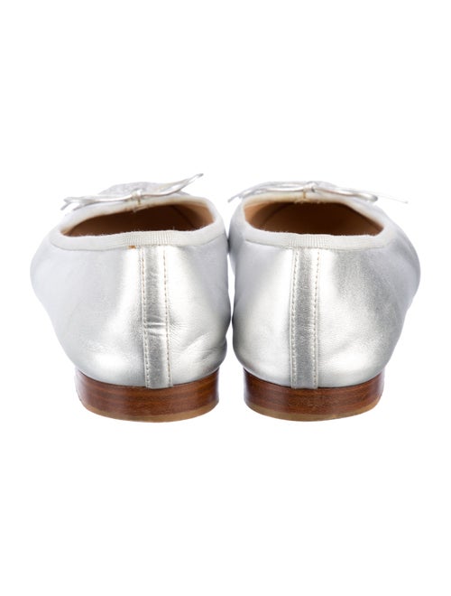 Chanel Interlocking CC Logo Lambskin Ballet Flats