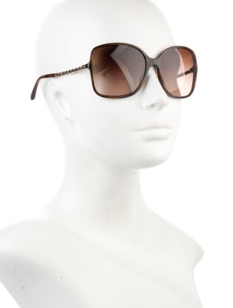 Chanel Interlocking CC Logo Oversize Sunglasses