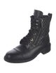 Chanel 2018 Interlocking CC Logo Combat Boots