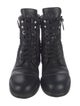 Chanel 2018 Interlocking CC Logo Combat Boots