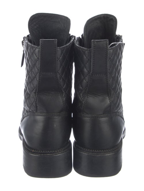 Chanel 2018 Interlocking CC Logo Combat Boots