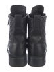 Chanel 2018 Interlocking CC Logo Combat Boots