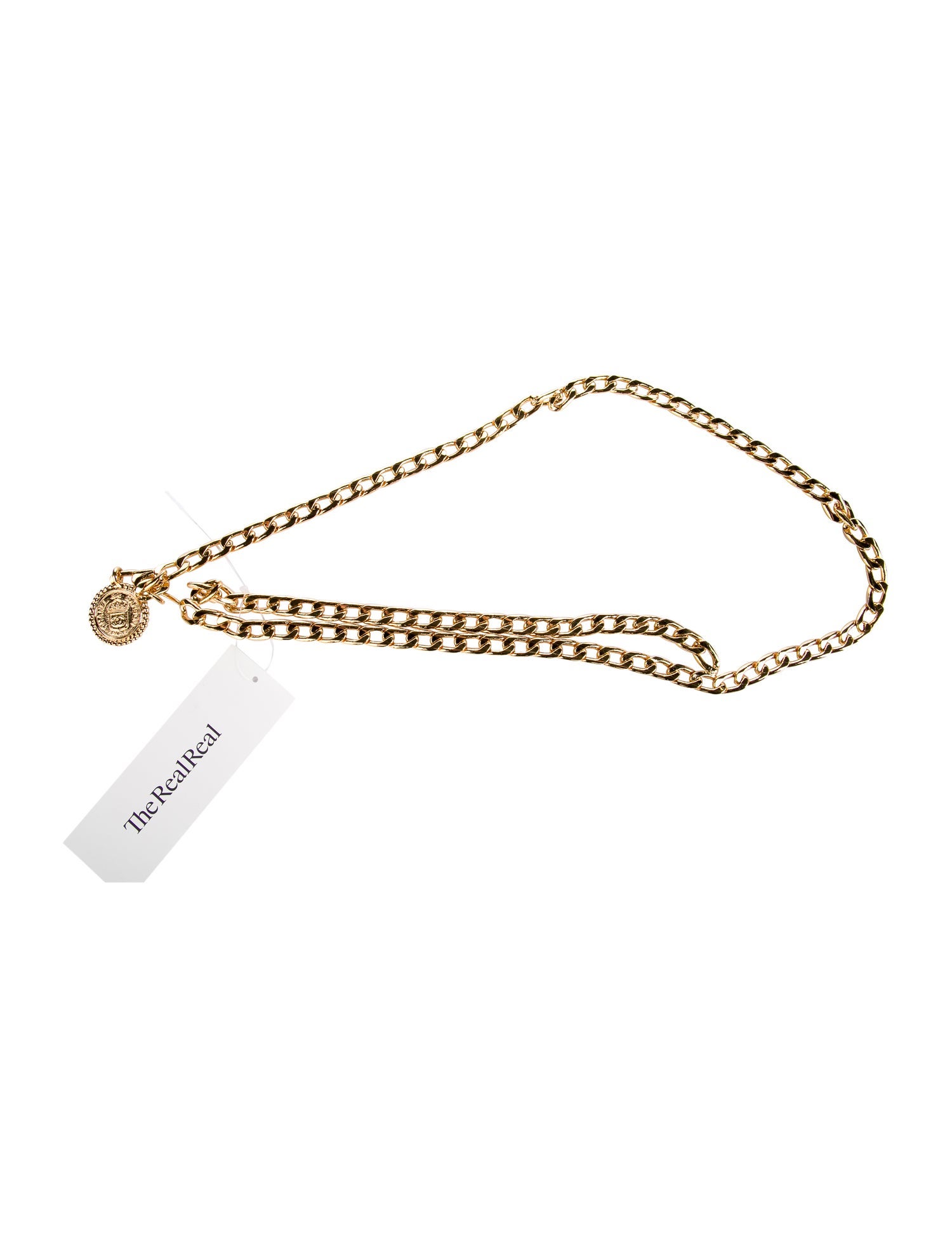 Chanel Vintage Interlocking CC Logo Waist Belt