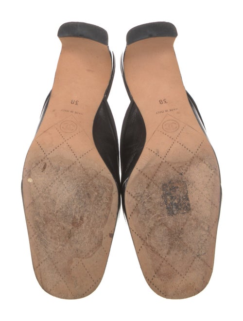 Chanel 2003 Interlocking CC Logo Mules