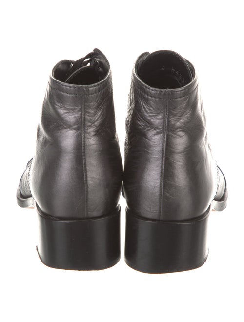 Chanel 2018 Interlocking CC Logo Combat Boots