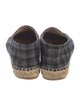 Chanel Interlocking CC Logo Tweed Espadrilles