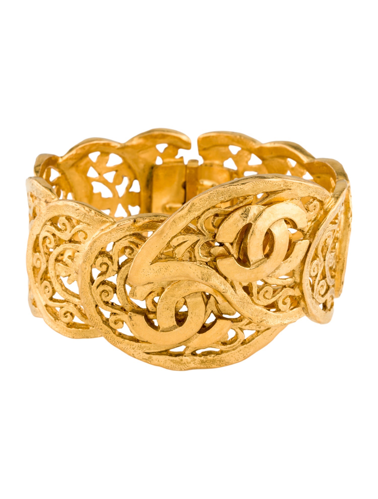 Chanel Vintage CC Cuff Bracelet