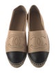 Chanel Interlocking CC Logo Lambskin Espadrilles