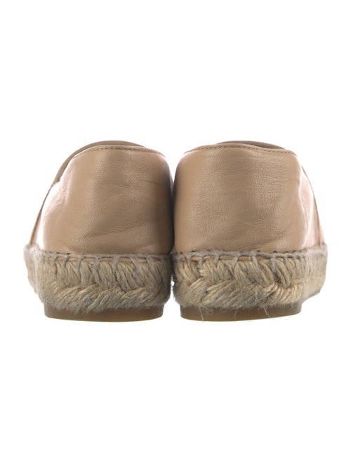 Chanel Interlocking CC Logo Lambskin Espadrilles